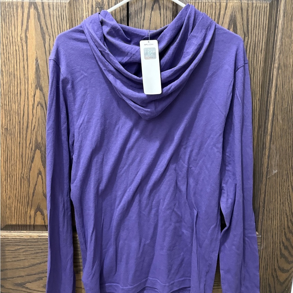 NFL Team Vikings Apparel Purple Hoodie - Picture 3 of 3